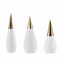 Père Noël en porcelaine lot de 3 - Décoration intérieure | DECOLUCCE