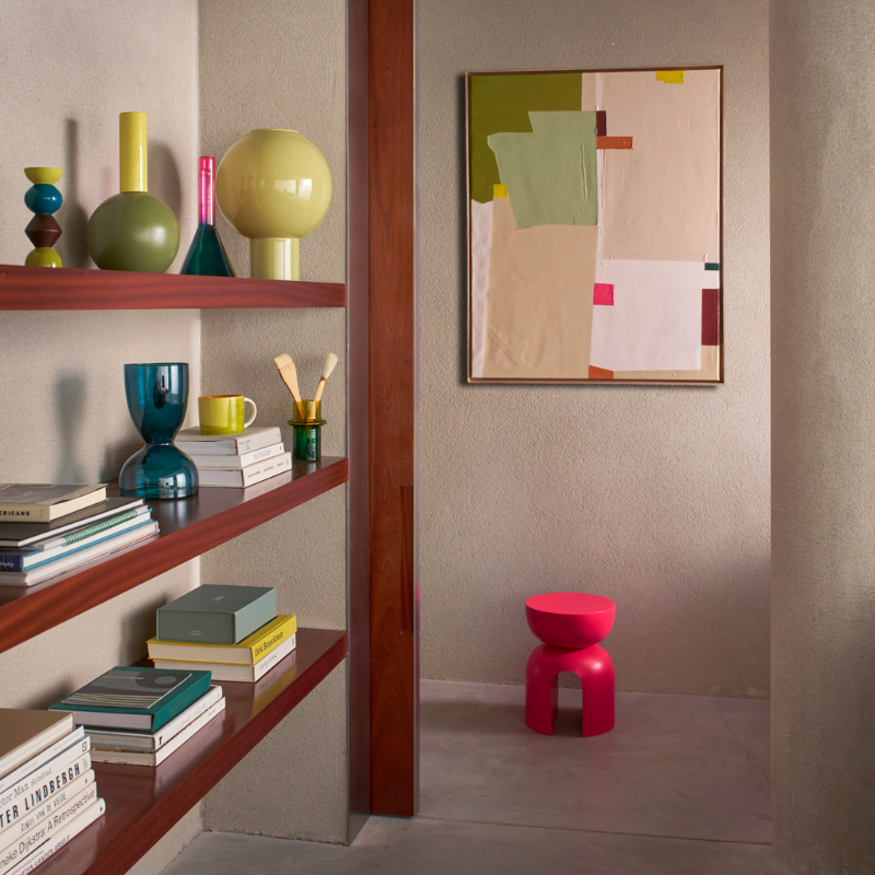 Vase vert-idéale pour vos grands bouquets 