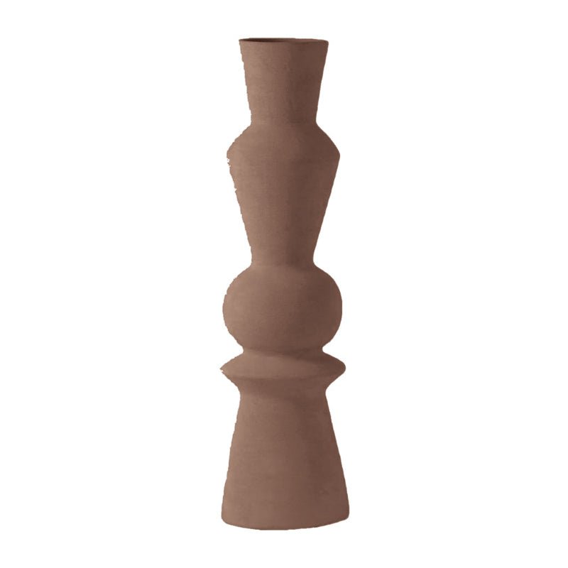 Grand vase en argile sable - Decolucce - Décoration intérieure | DECOLUCCE