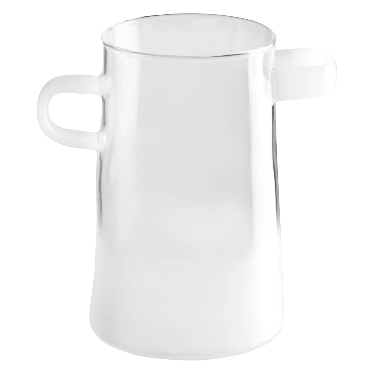 Vase en verre blanc opaque, design et idéale pour votre décoration intérieure 