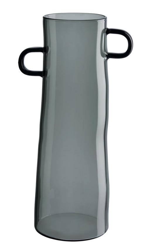 Vase gris grand modèle gris, idéale pour la décoration 