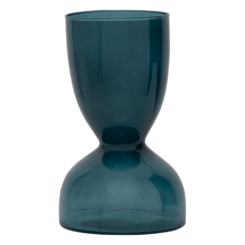 Vase en Verre Recyclé Vert Foncé - Urban Nature - Décoration intérieure | DECOLUCCE
