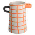 Vase Rayé Orange Petit Modèle - Décoration intérieure | DECOLUCCE
