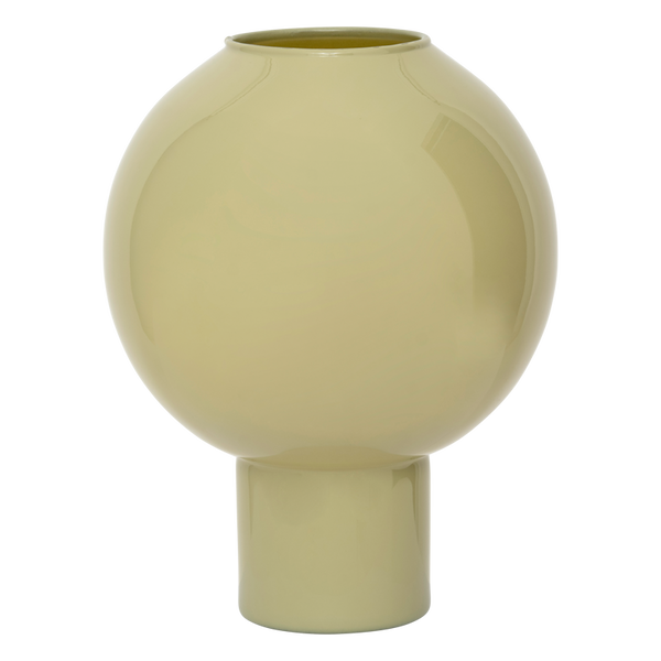 Grand vase en verre rond - design épuré 