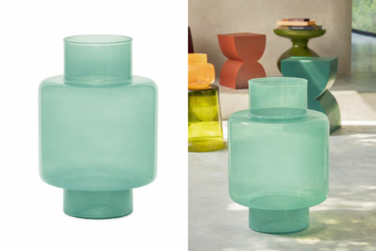 Vase en verre recylé lumineux à prix doux 