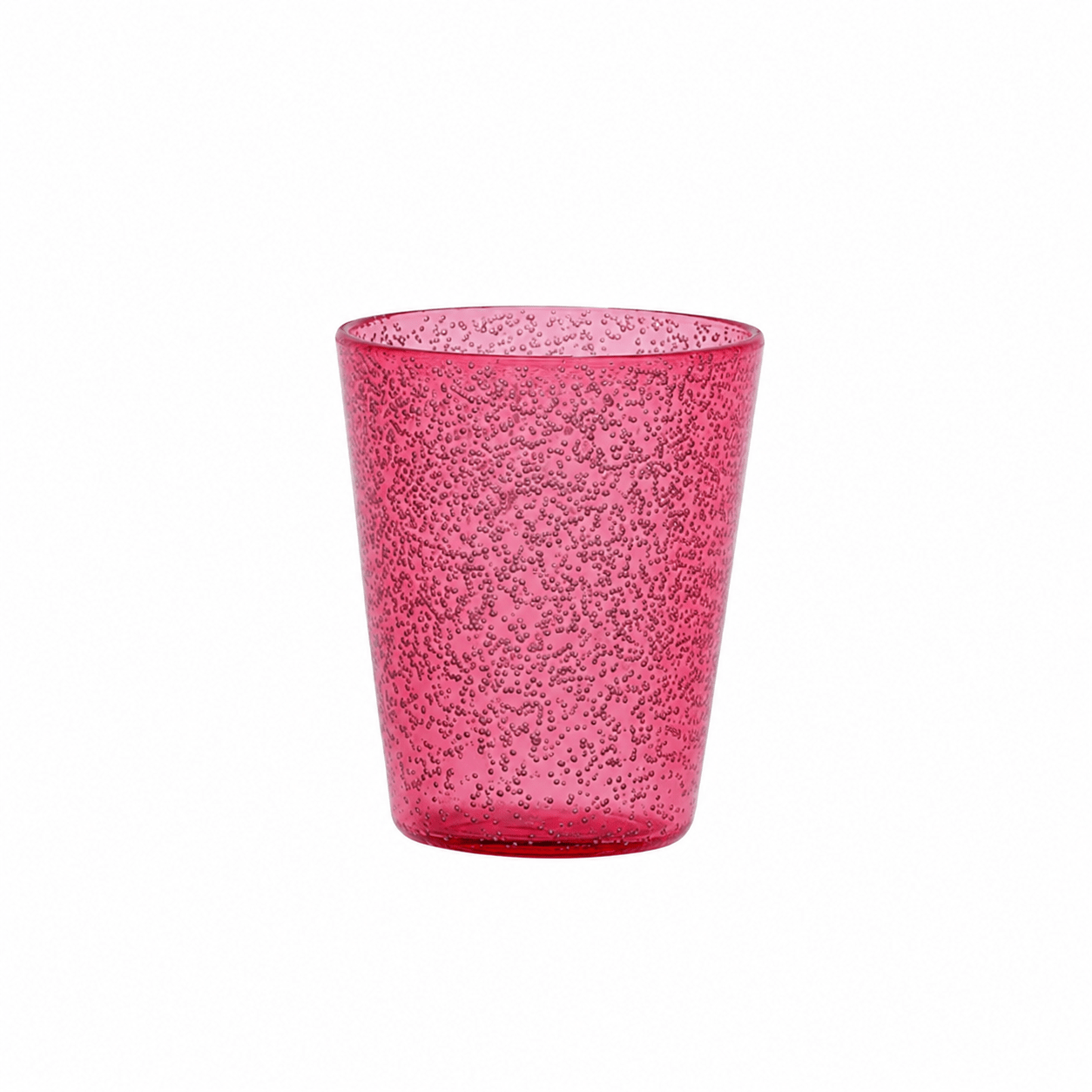 Verre Memento incassable à Bulles Fraise - Décoration intérieure | DECOLUCCE