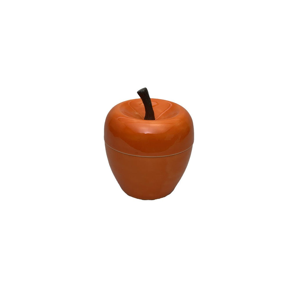 Seau à glace pomme Orange design – seau à glaçons original en acier inox et métal - Décoration intérieure | DECOLUCCE