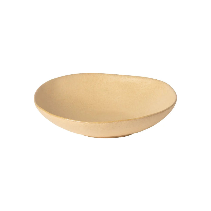 Assiette creuse en grès champagne - Art de la table  | DECOLUCCE