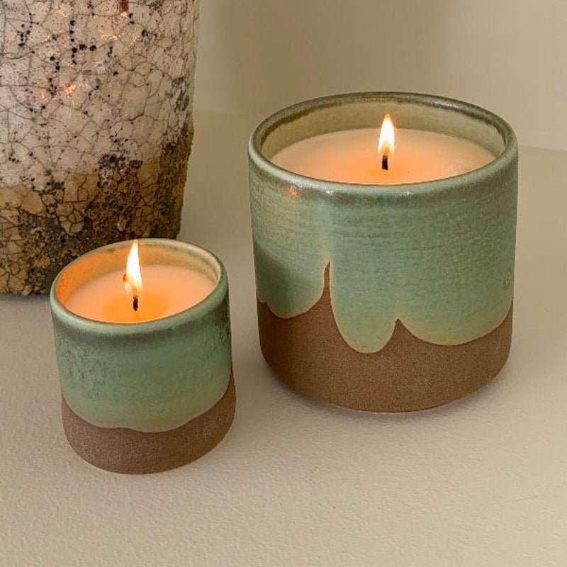 Bougie Parfumée Figuier - Made in France - Pot Céramique Réutilisable - Décoration intérieure | DECOLUCCE
