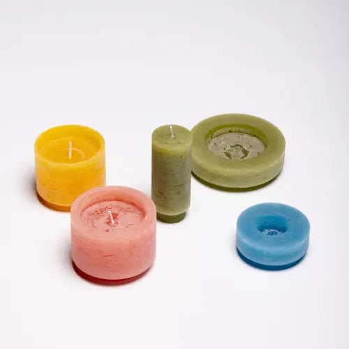 Bougie modulable Rose et jaune