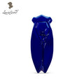 Cigale en céramique Bleu Majorelle faite main en France – Décoration murale artisanale - Décoration intérieure | DECOLUCCE