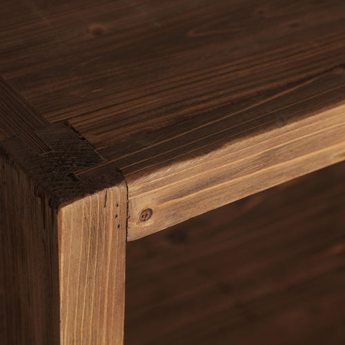 Console en Bois d'Orme Recyclé 140cm - Meuble Artisanal Écoresponsable - Décoration intérieure | DECOLUCCE