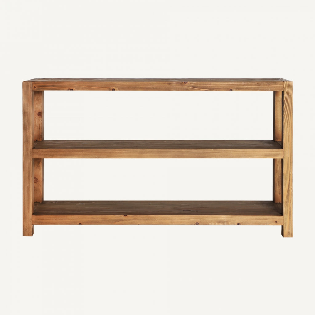 console en bois recycle 