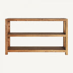 console en bois recycle 