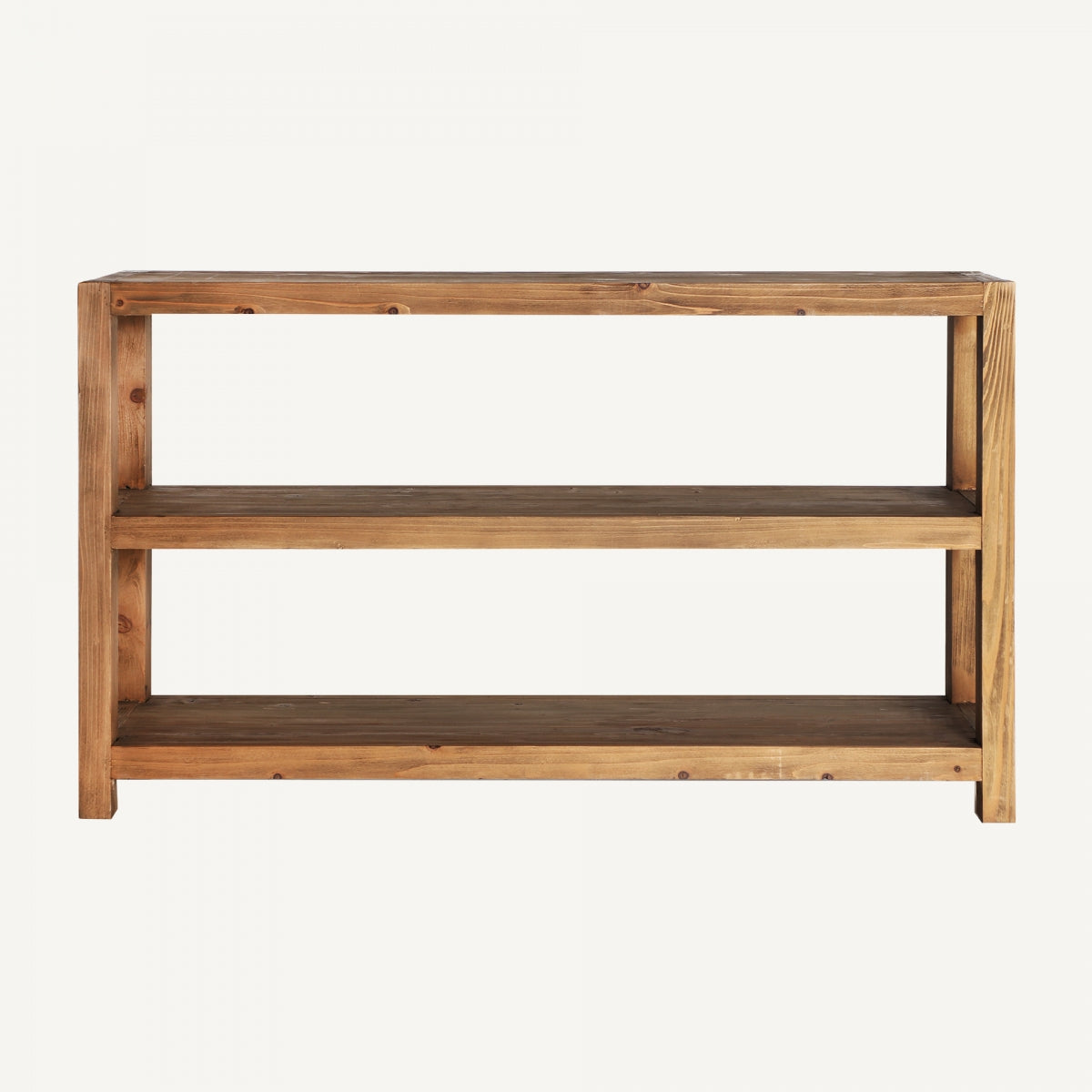 console en bois recycle 