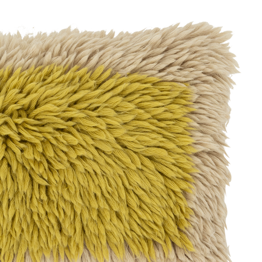 Coussin jaune Urban Nature