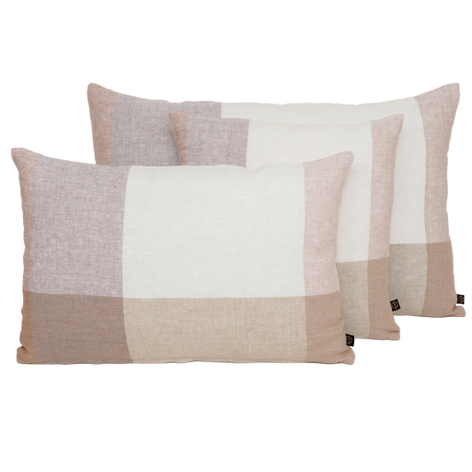 coussin en lin pétale 