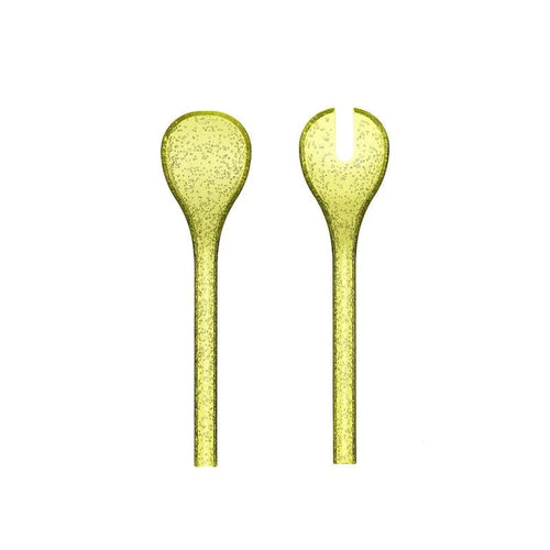 Couvert à salade incassable JAUNE sans BPA - Décoration intérieure | DECOLUCCE