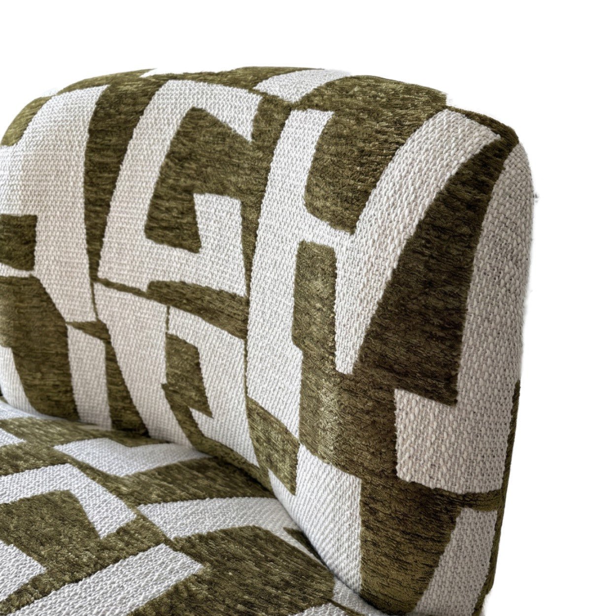 Fauteuil Belle Rive Kaki - Décoration intérieure | DECOLUCCE