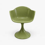 Fauteuil Tulipe – chaise pied tulipe Olive - Décoration intérieure | DECOLUCCE By Hanna