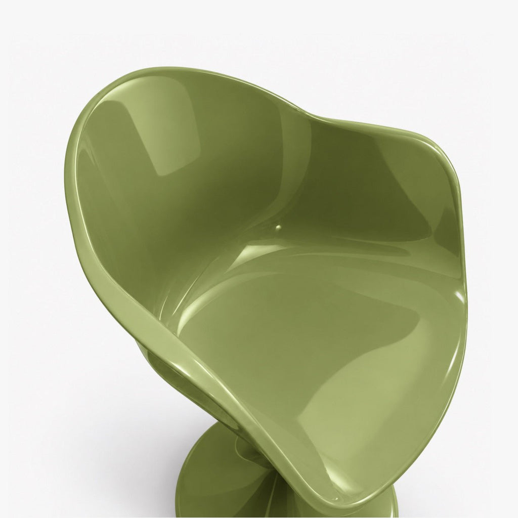 Fauteuil Tulipe – chaise pied tulipe Olive - Décoration intérieure | DECOLUCCE By Hanna
