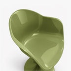 Fauteuil Tulipe – chaise pied tulipe Olive - Décoration intérieure | DECOLUCCE By Hanna