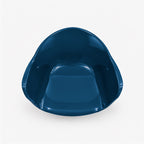 Chaise pied tulipe bleue brillante, Fauteuil Tulipe Decolucce Porto-Vecchio – photo 3