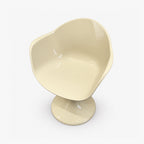 Fauteuil Tulipe – chaise pied tulipe IVOIRE