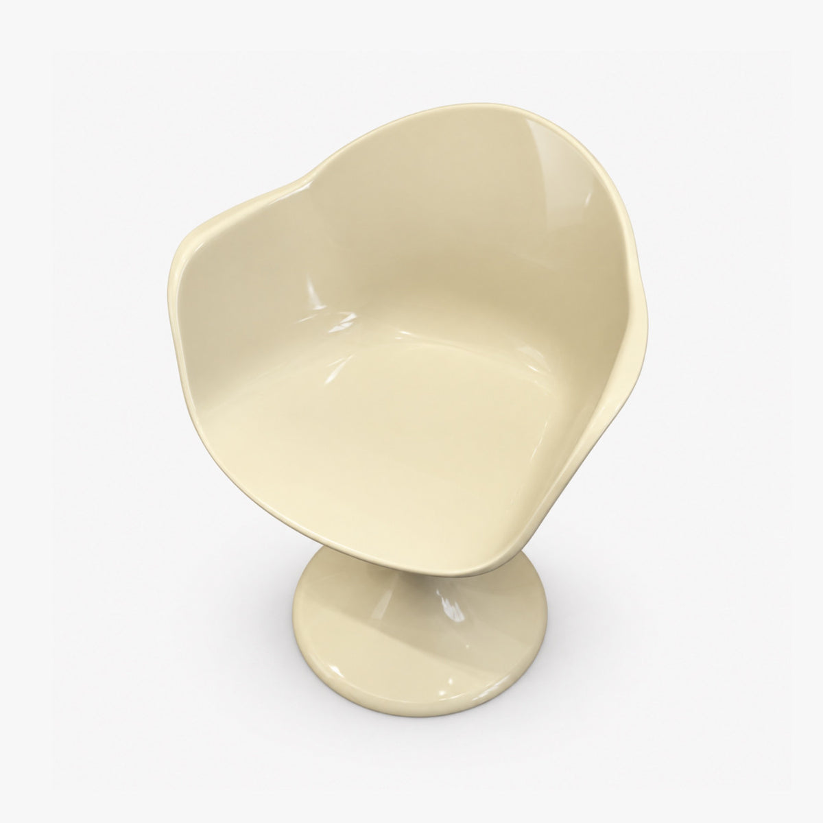 Fauteuil Tulipe – chaise pied tulipe IVOIRE
