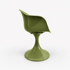 Fauteuil Tulipe – chaise pied tulipe Olive - Décoration intérieure | DECOLUCCE By Hanna