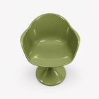 Fauteuil Tulipe – chaise pied tulipe Olive - Décoration intérieure | DECOLUCCE By Hanna