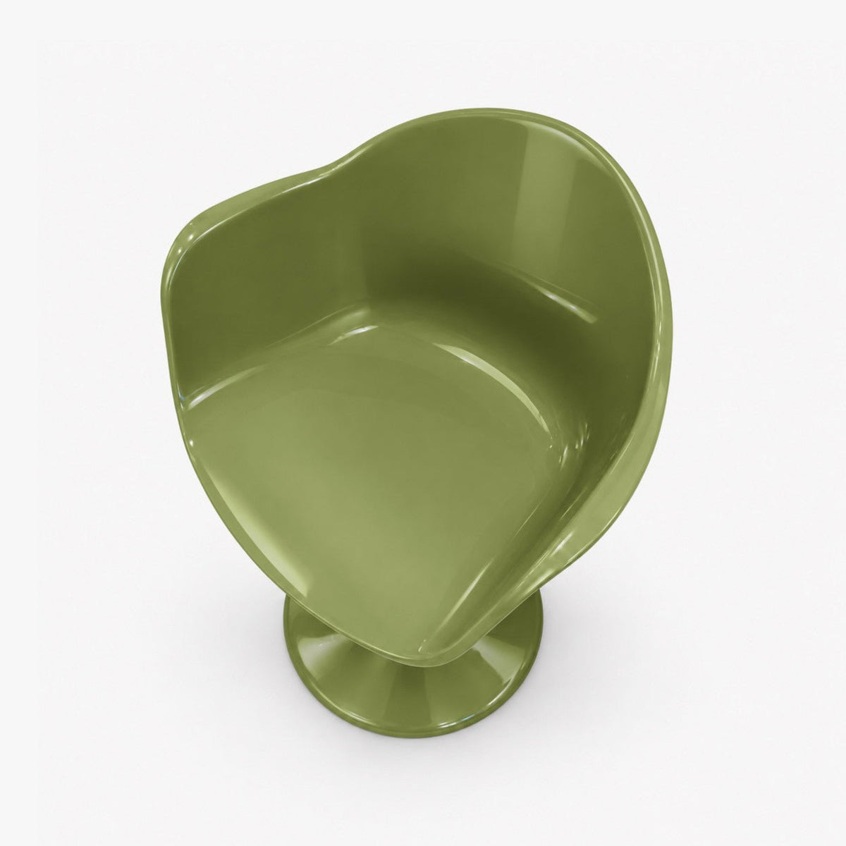 Fauteuil Tulipe – chaise pied tulipe Olive - Décoration intérieure | DECOLUCCE By Hanna