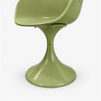 Fauteuil Tulipe – chaise pied tulipe Olive - Décoration intérieure | DECOLUCCE By Hanna