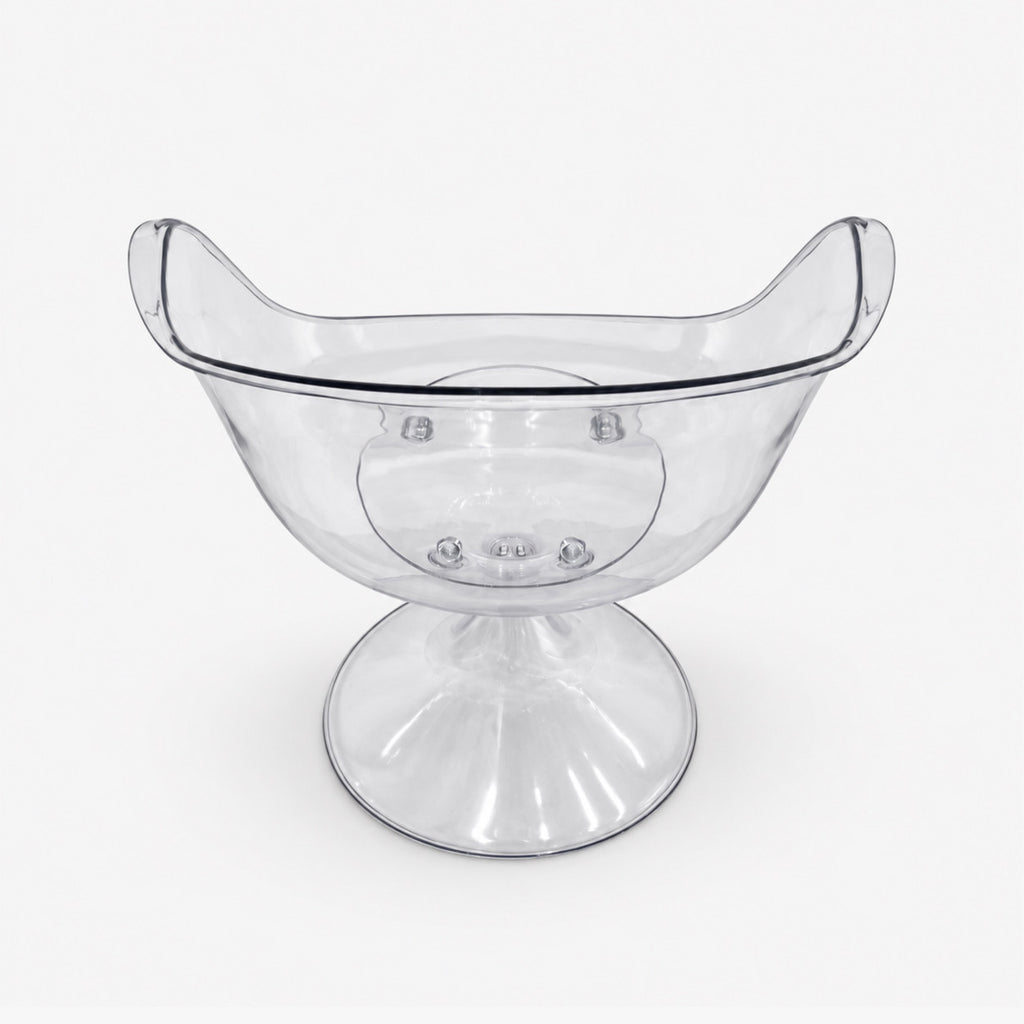 Fauteuil Tulipe Clear, coque translucide qui laisse passer la lumière – photo 4