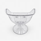 Fauteuil Tulipe Clear, coque translucide qui laisse passer la lumière – photo 4