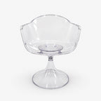 Fauteuil Tulipe Clear transparent sur pied tulipe, modèle Norrebro Bazardeluxe – photo 1