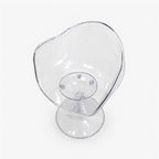 Fauteuil Tulipe translucide transparent, chaise coque à pied tulipe esprit années 70 – photo 2
