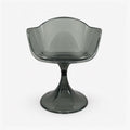 Fauteuil Tulipe – chaise pied tulipe Smoke gris fumé - Décoration intérieure | DECOLUCCE By Hanna