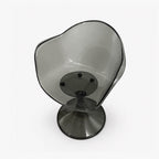 Fauteuil Tulipe – chaise pied tulipe Smoke gris fumé - Décoration intérieure | DECOLUCCE By Hanna