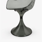 Fauteuil Tulipe – chaise pied tulipe Smoke gris fumé - Décoration intérieure | DECOLUCCE By Hanna