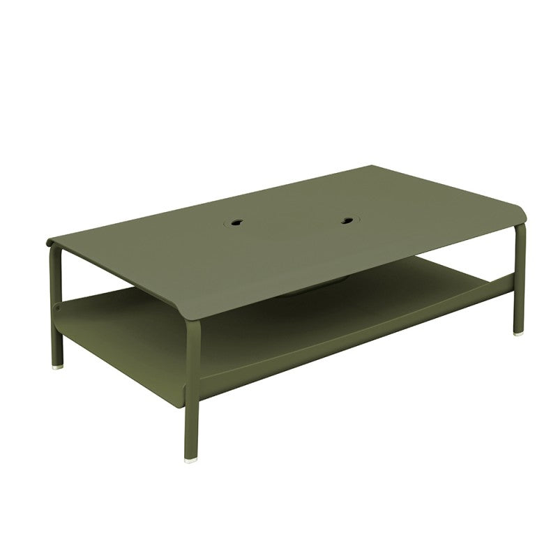 Grande table basse kaki avec bac a glace Allure d'azur