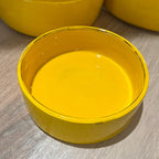 Plat Jaune en céramique - decolucce 