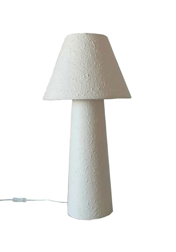 Lampe à poser en papier mâché