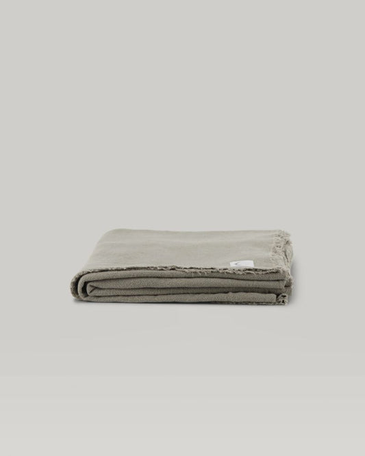 nappe plaid en lin Français 