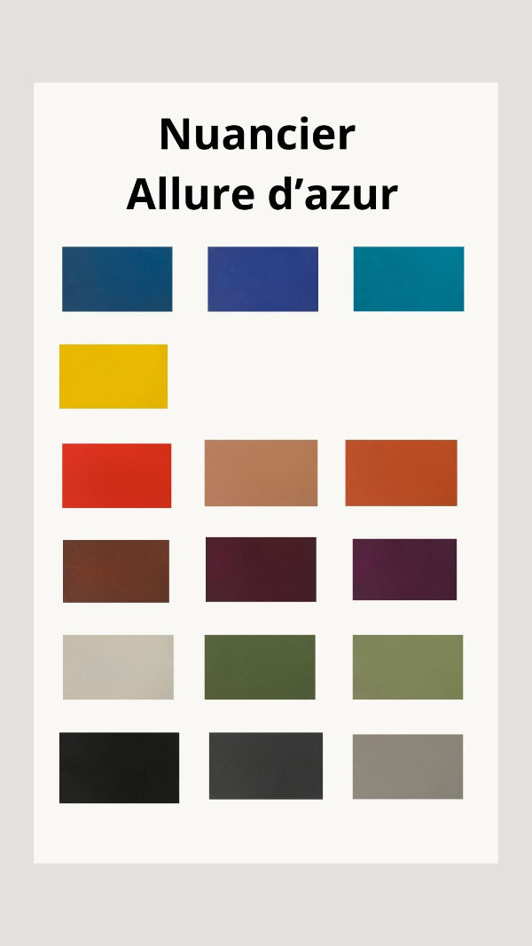 Nuancier allure d azur 
