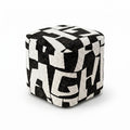 Pouf Kube noir  Bazardeluxe