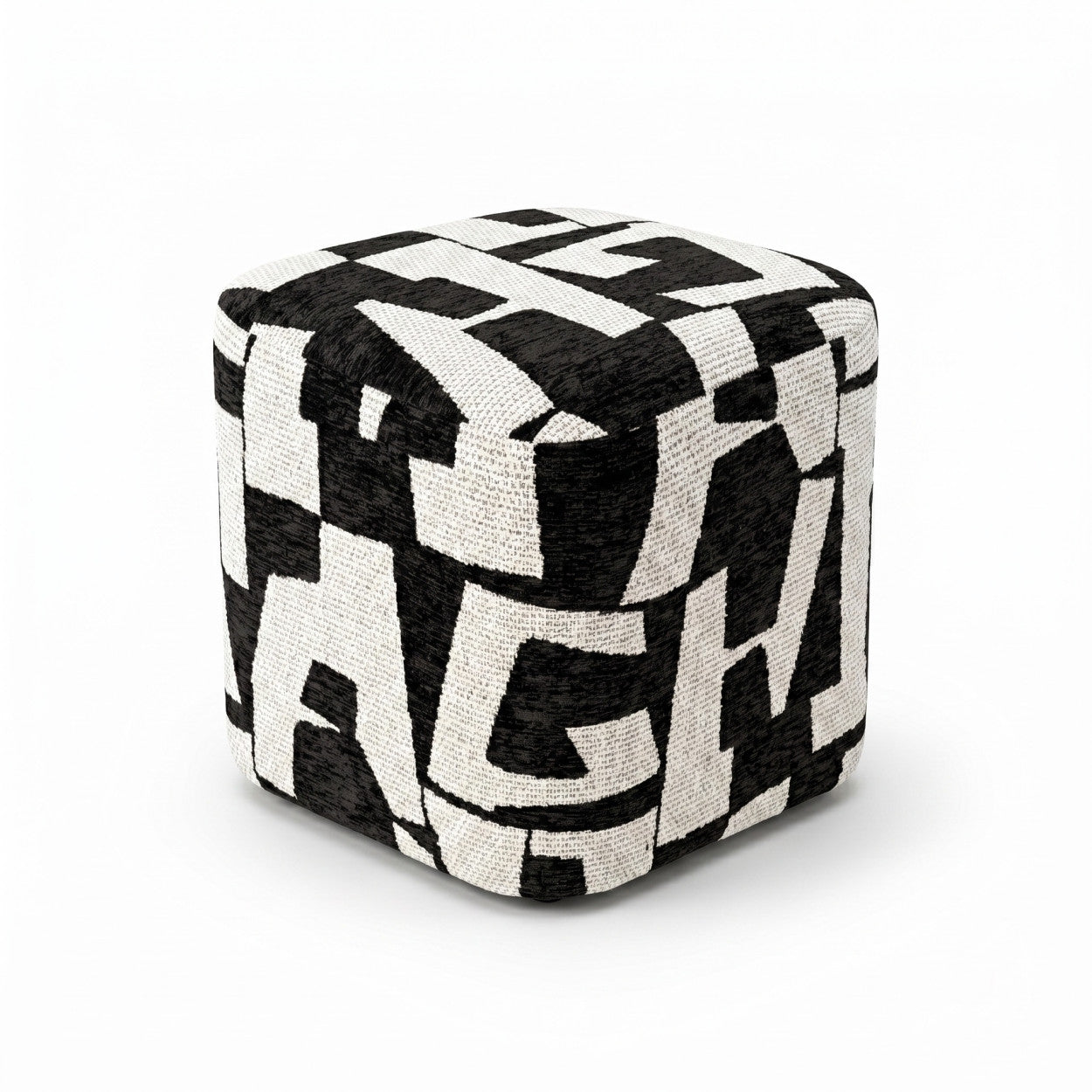 Pouf Kube noir  Bazardeluxe