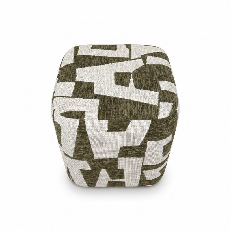 Pouf Kube Kaki - Décoration intérieure | DECOLUCCE