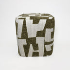 Pouf Kube Kaki - Décoration intérieure | DECOLUCCE
