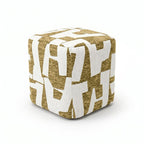 Pouf Kube Mustard – Pouf d'intérieur - Décoration intérieure | DECOLUCCE